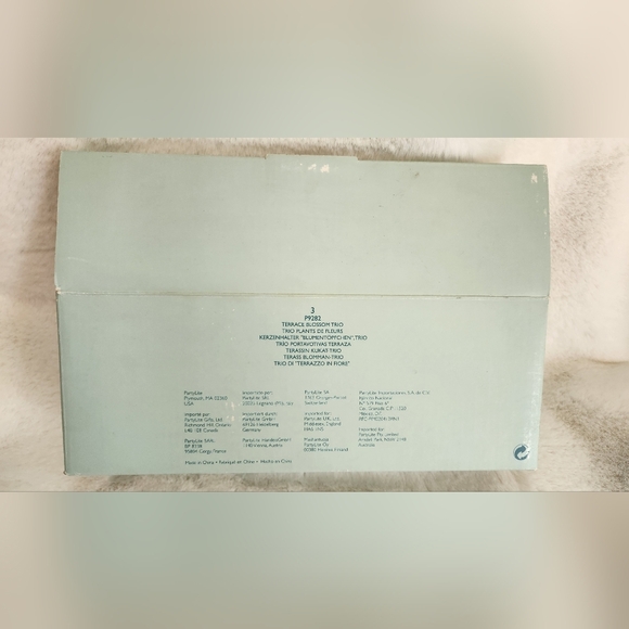 NIB Partylite Terrace Blossom Trio - Picture 9 of 9